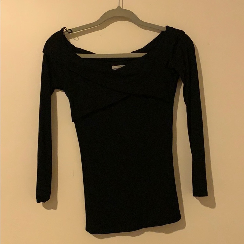 Black Off the Shoulder Top